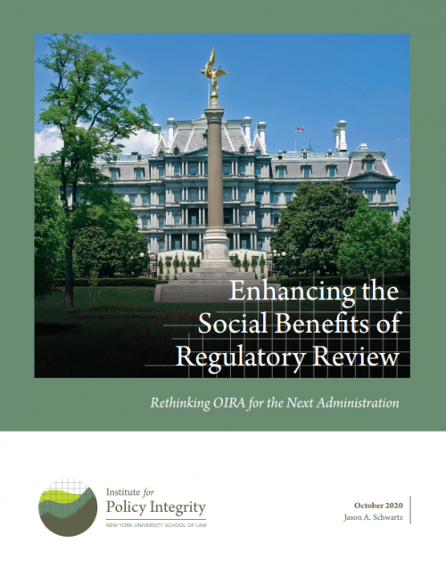 Enhancing the Social Benefits of Regulatory Review Cover
