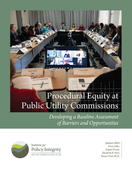 Procedural Equity at Public Utility Commissions Cover