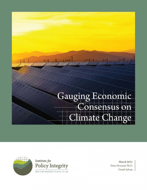 Gauging Economic Consensus on Climate Change Cover