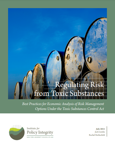 Regulating Risk from Toxic Substances Cover