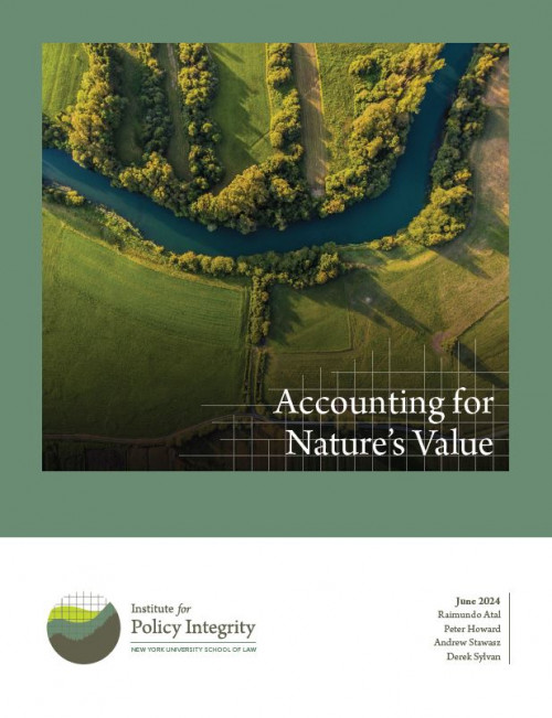 Accounting for Nature's Value Cover