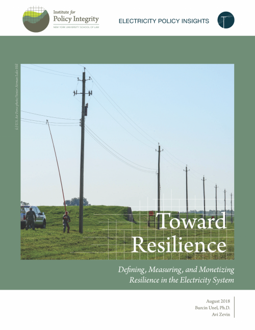 Toward Resilience Cover