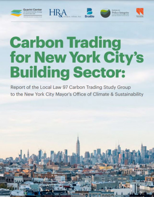 Carbon Trading for New York City’s Building Sector Cover