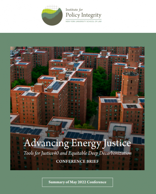 Advancing Energy Justice Conference Brief Cover