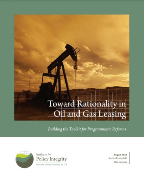 Toward Rationality in Oil and Gas Leasing Cover