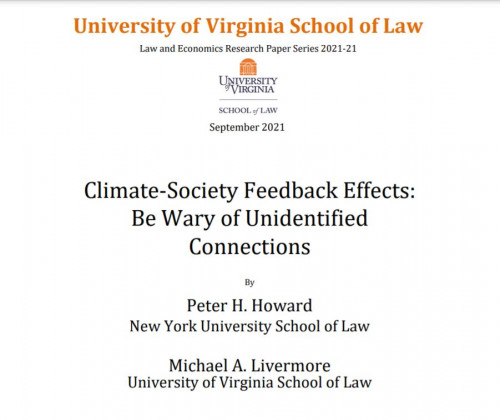 Climate-Society Feedback Effects Cover