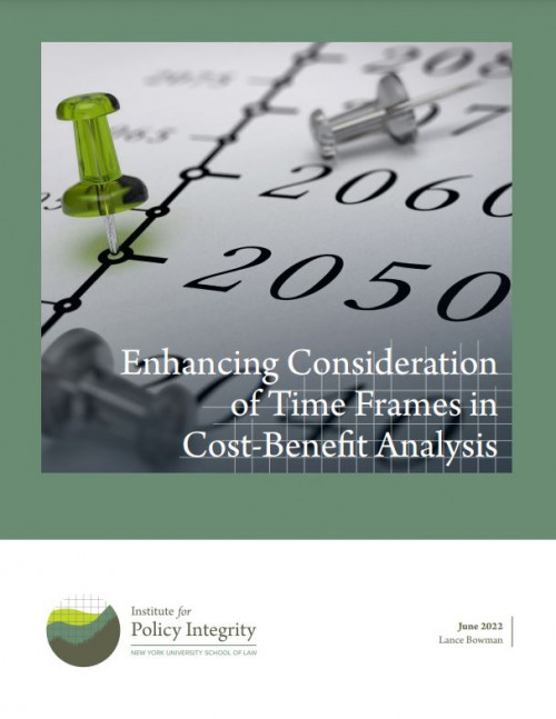Enhancing Consideration of Time Frames in Cost-Benefit Analysis Cover