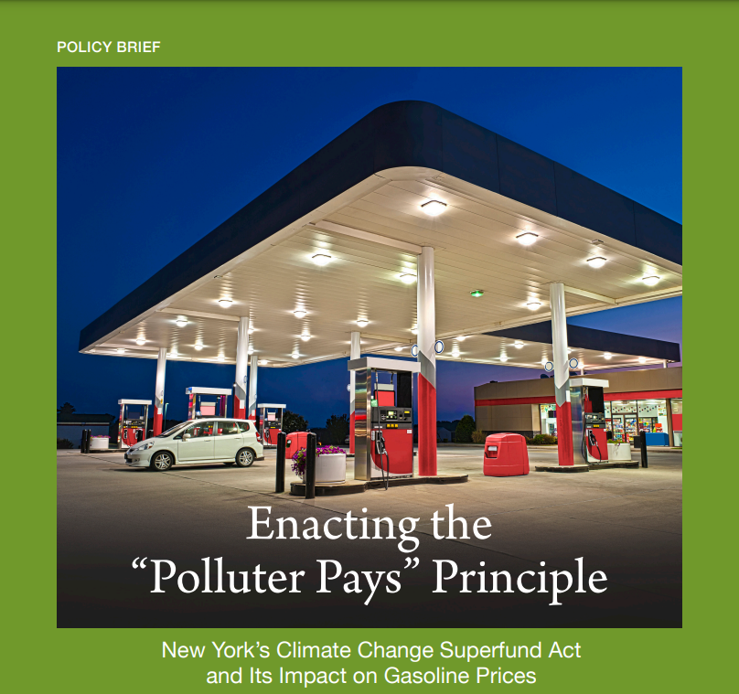 Enacting the “Polluter Pays” Principle Institute for Policy Integrity